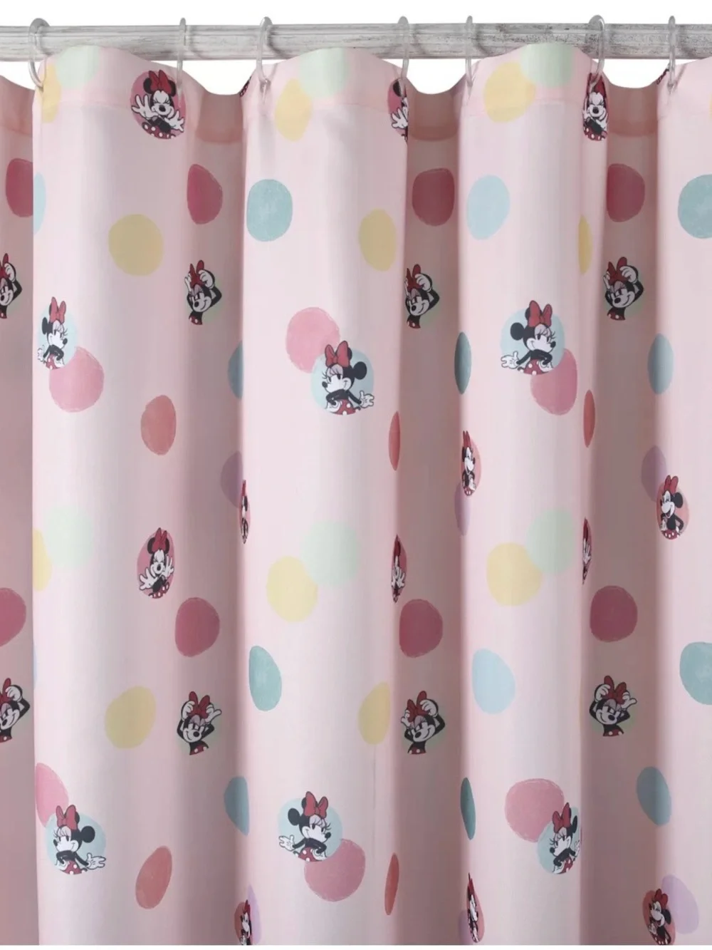 Disney's Minnie Mouse Dot Shower Curtain by The Big One Pink